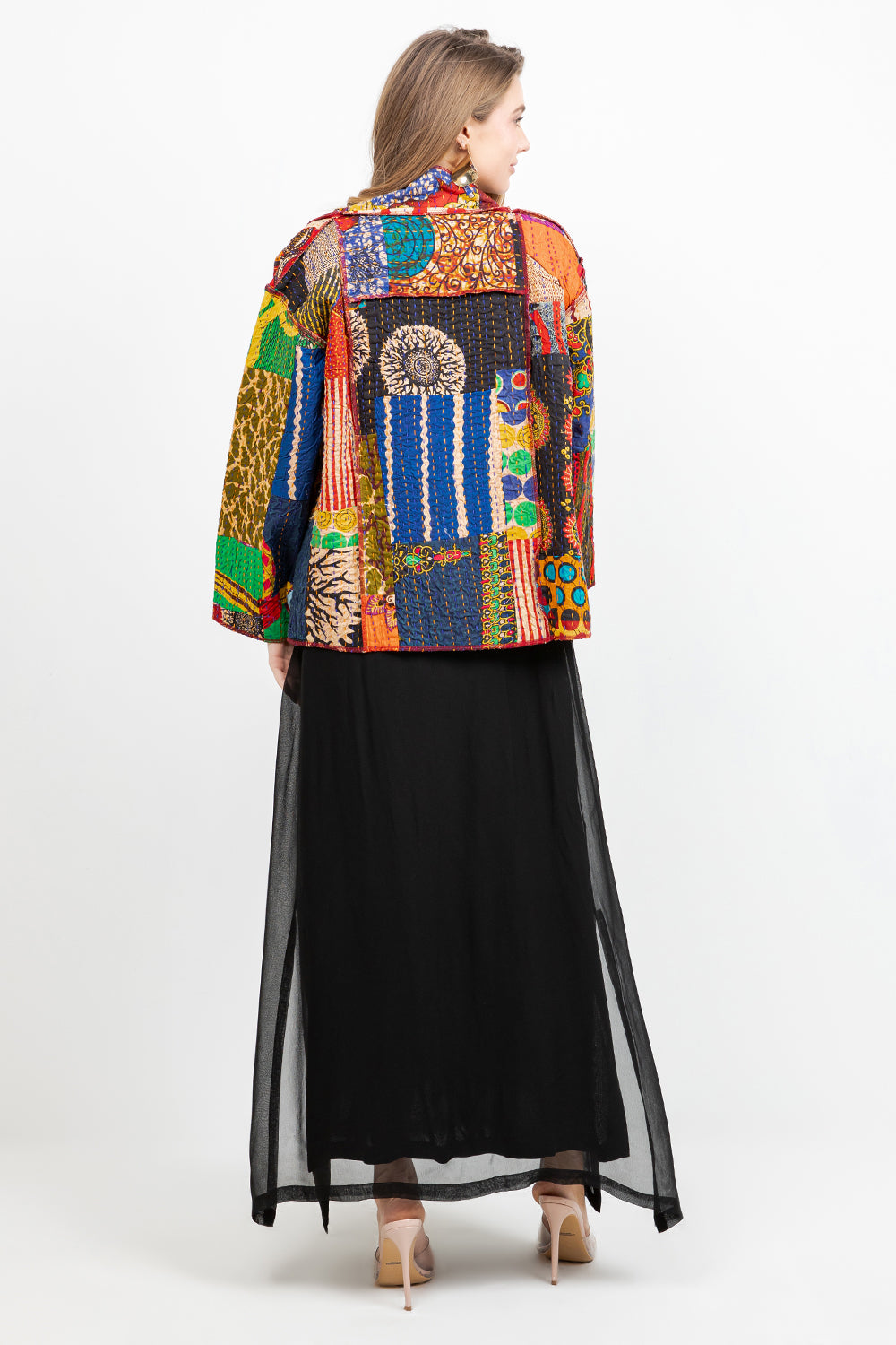 Sterling Kantha Reversible Short Jacket 6176J O/S