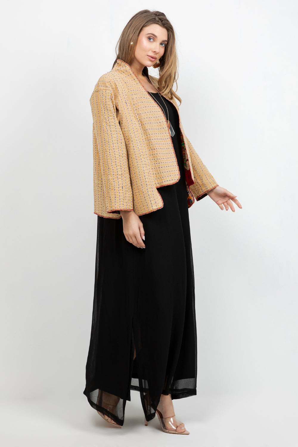 Sterling Kantha Reversible Short Jacket 6176J O/S