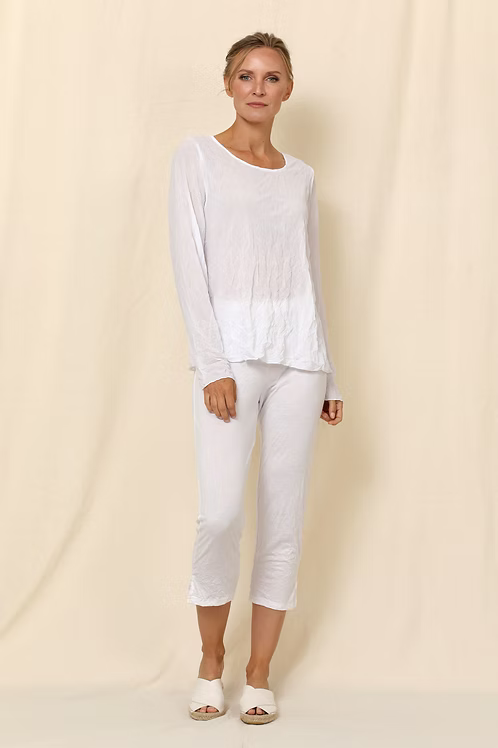 Chalet et Ceci Basic Long Sleeve Top - Black Only