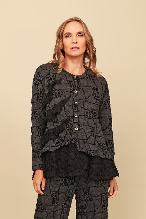 Chalet et Ceci Georgia Cardigan - Ebony