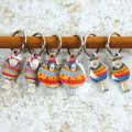 Emma Ball S/6 Stitch Markers - Stripey Sheep