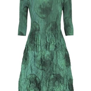 Alquema 3/4 Slv Smash Dress Emerald Moon