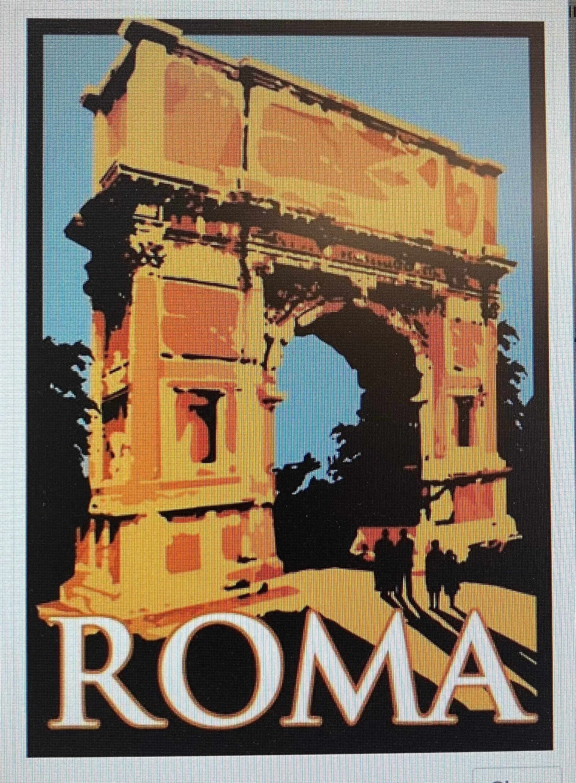 Linnea Design Roman Arch Luggage Tag WLT66