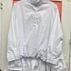 Vanite Couture Blouson Shirt White