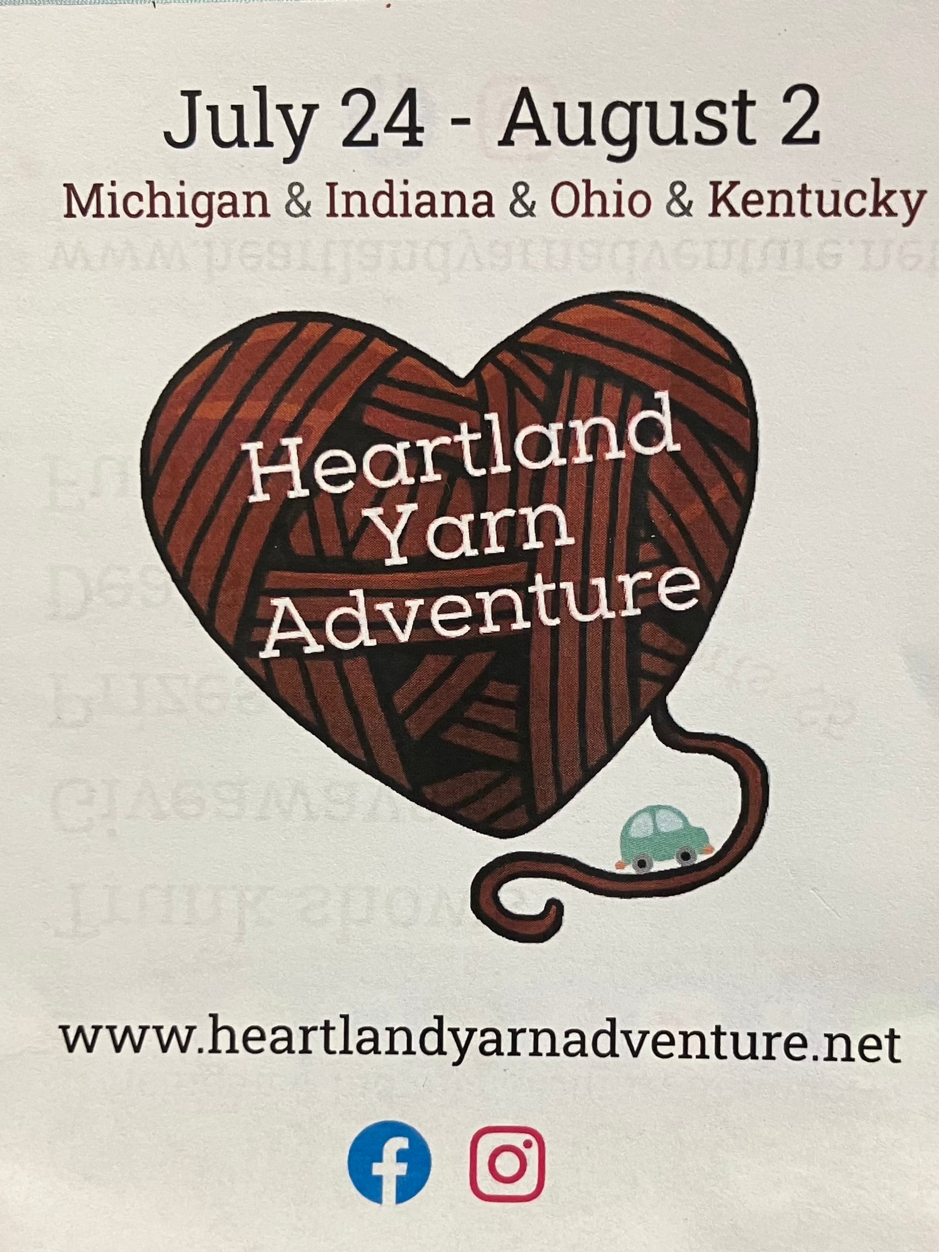 Heartland Yarn Adventure Passport