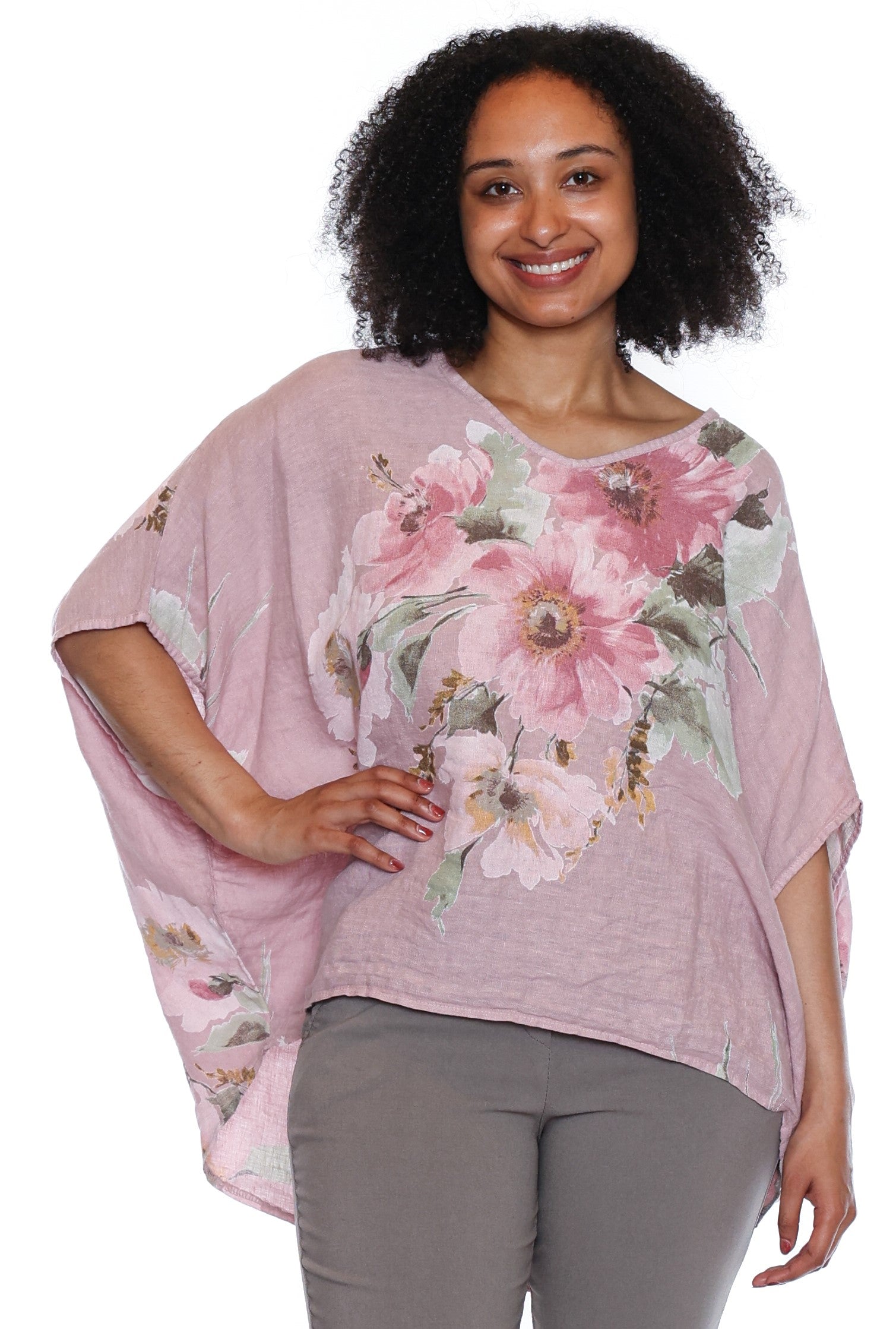 Sorella Top w/ Floral Print L5978