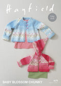 Hayfield Baby Blossom Chunky 4678 Coats Pattern