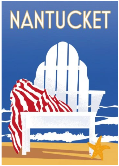 Linnea Design Nantucket Luggage Tag
