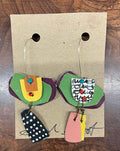 Sarah Shoot Earrings Unmatched Earthy Tones