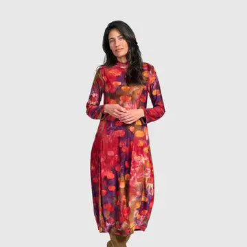 Jubilee Cocoon Dress - Berry Mix