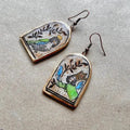 Saeide Art Craft Earrings - Two Queens