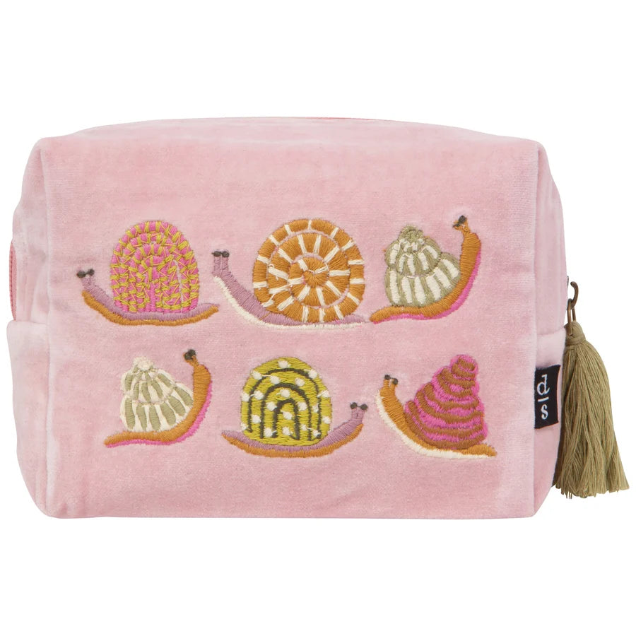 Danica Studios Embroidered Velvet Pouch - Gardenland