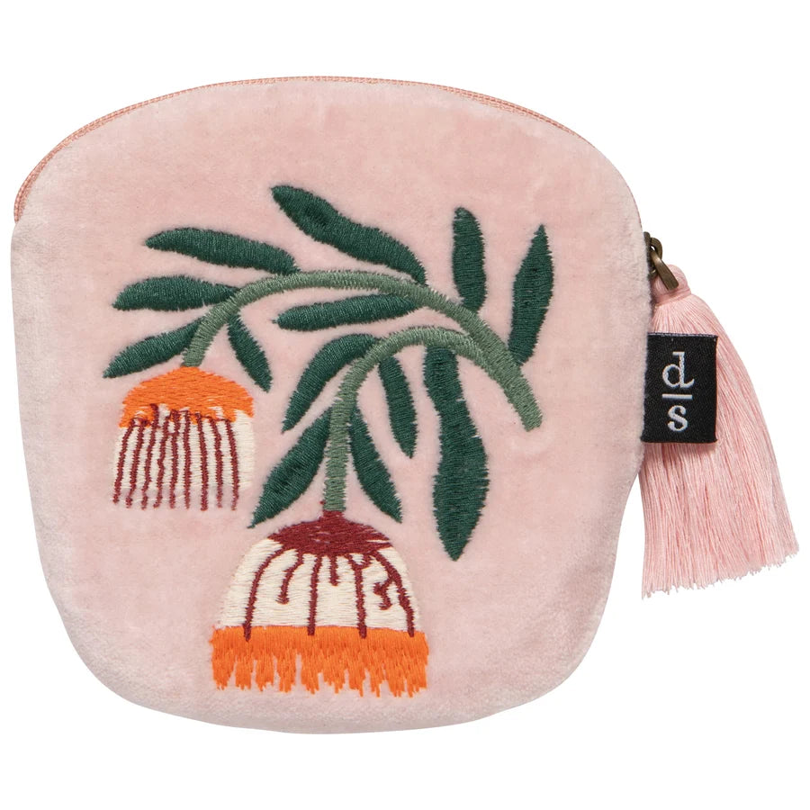Danica Studios Embroidered Velvet Coin Purse - Venus