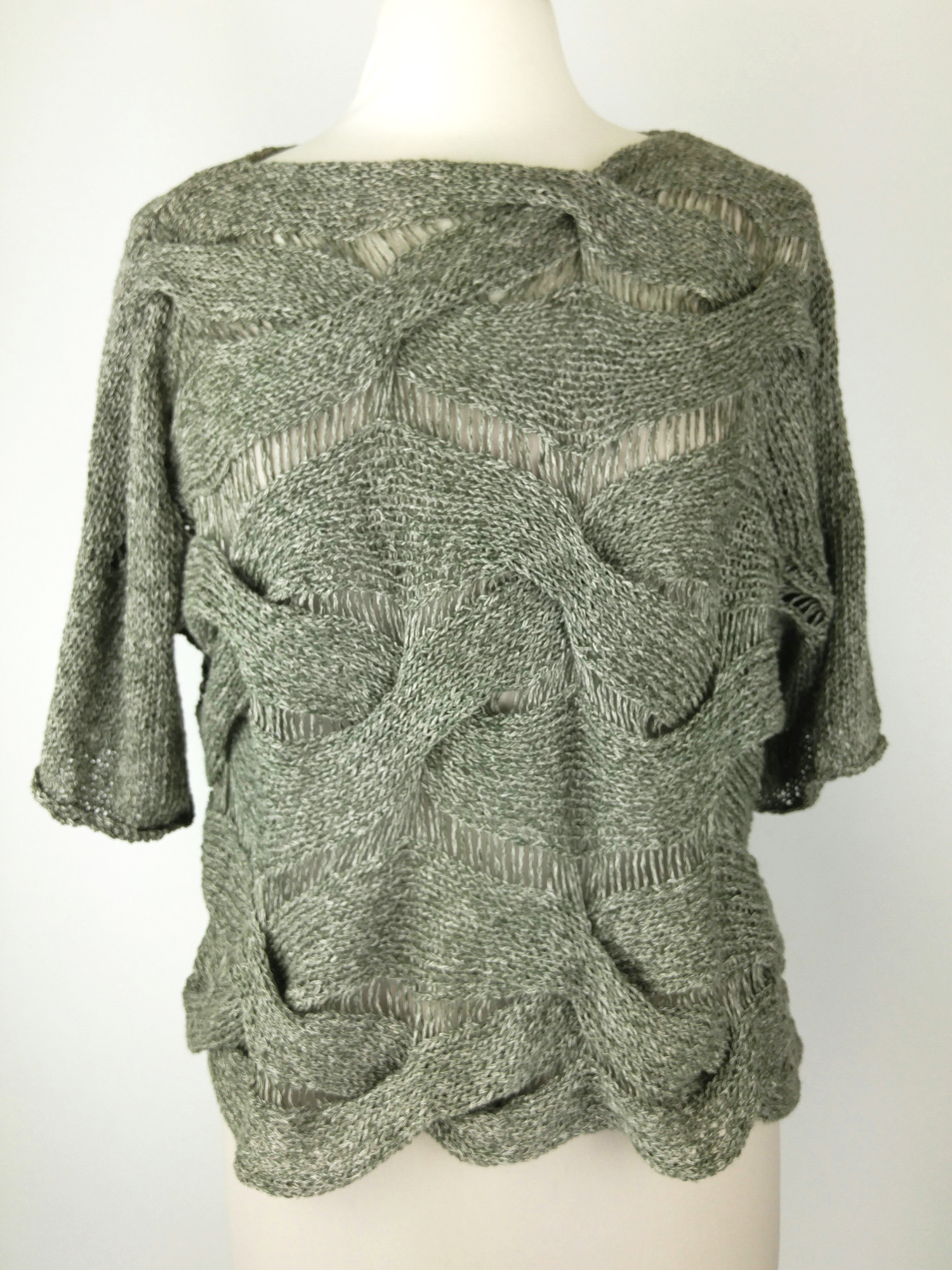 DanDoh Forest Weave Sweater Pattern – Fine Points