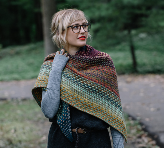 Andrea Mowry Nightshift Shawl Pattern – Fine Points