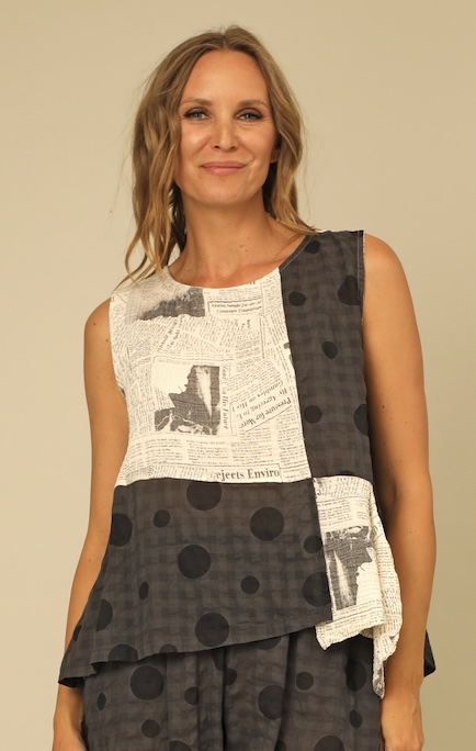 Chalet et Ceci Parchment Theodora Topper