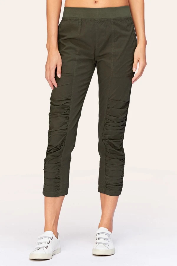 XCVI Geyser Crop Pant Olive