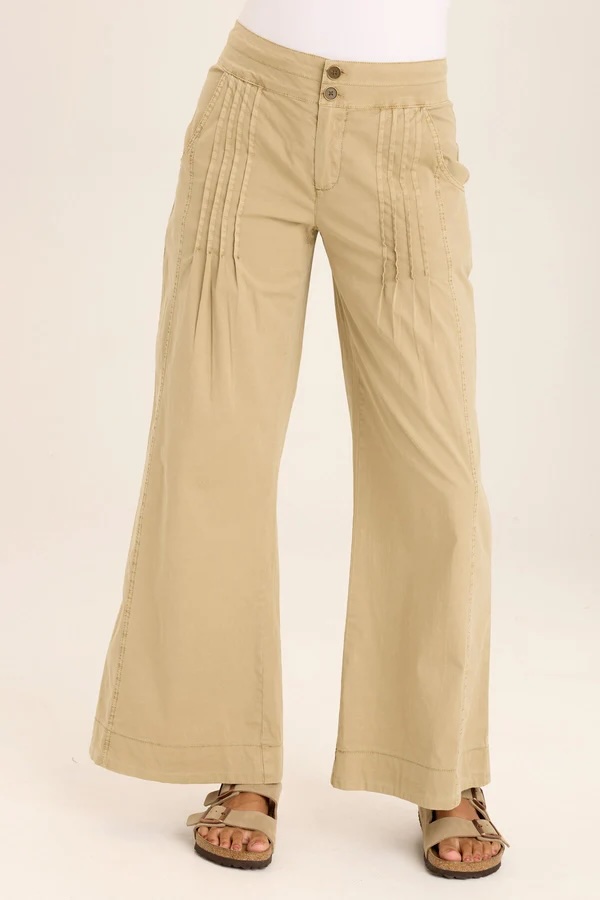 XCVI Rebecca Pant Khaki