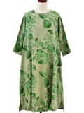 Mona Lisa Dress Botanical Print Green