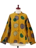 Mona Lisa Hidden Button Jkt Mustard