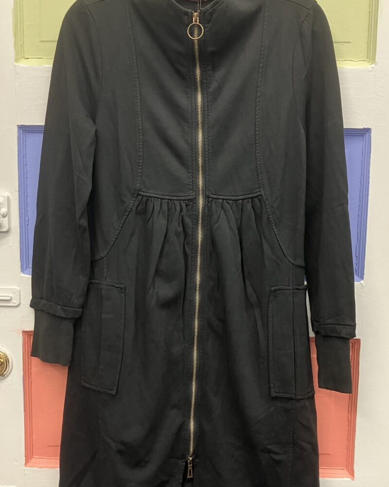 XCVI Fleece Funnel-Neck Longcoat