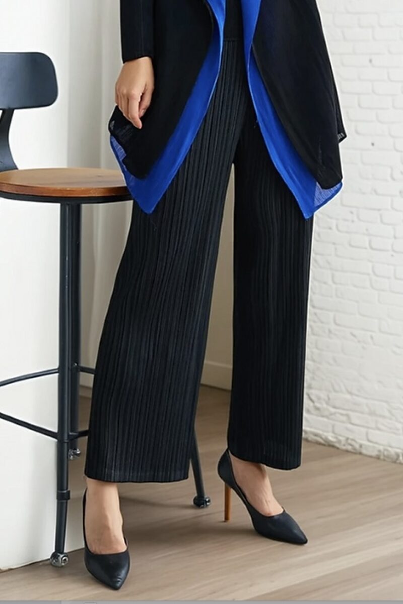 Vanite Couture Skinny Pleated Pant