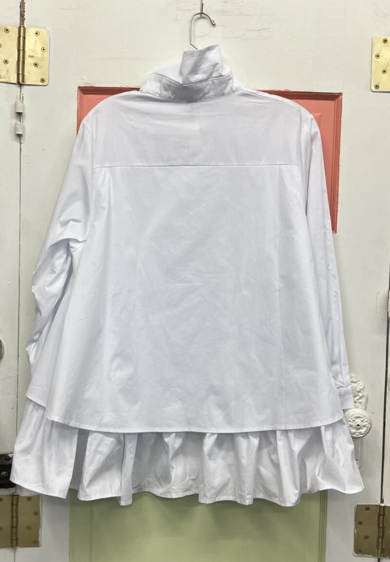Vanite Couture Blouson Shirt White - Image 2