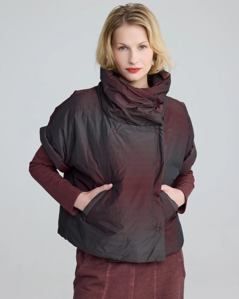 Luukaa Puffer Vest 25K331 Mulberry