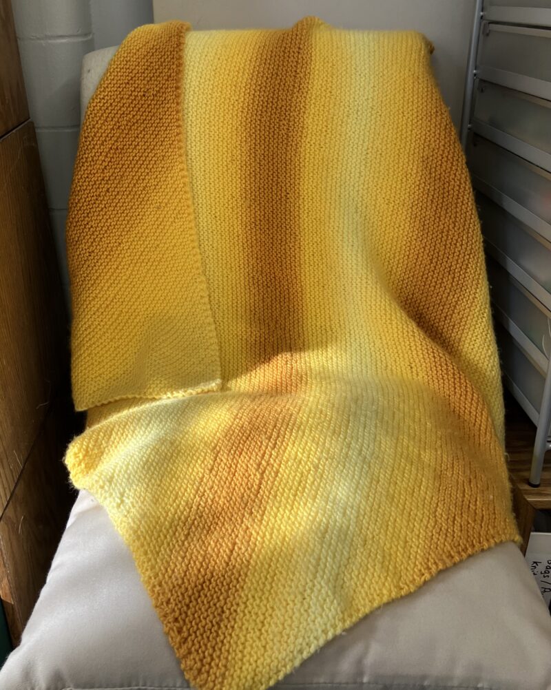 Sirdar Jewelspun Ombre Aran Diagonal Blanket