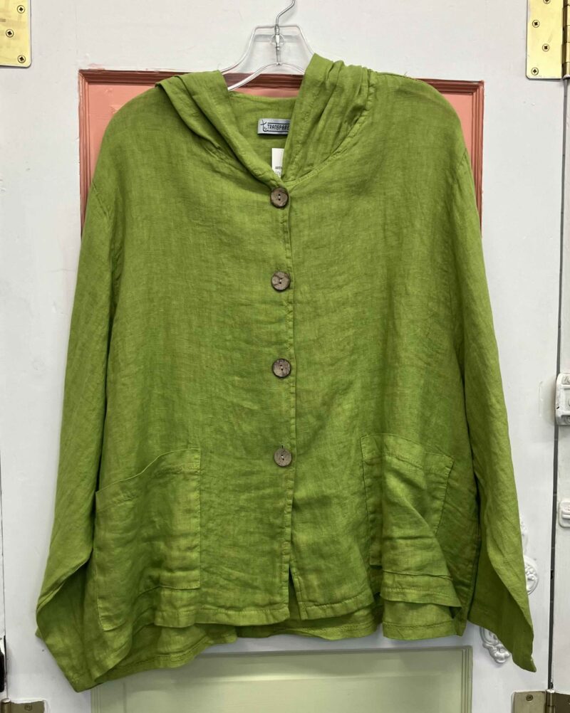 Transparente Hoodie Jacket 92112-62 Kiwi